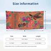 Birds Flowers Garden 2 Theme Quick Dry Beach Towel Custom Name Text Print Large Sand Resistant Towel Beach Vacation