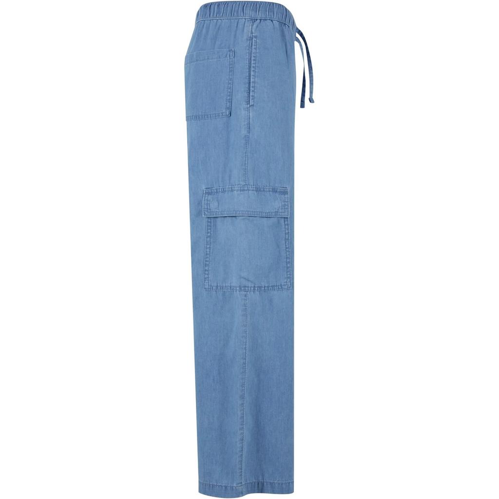 Urban Classics Womens/Ladies Denim Lightweight Cargo Trousers