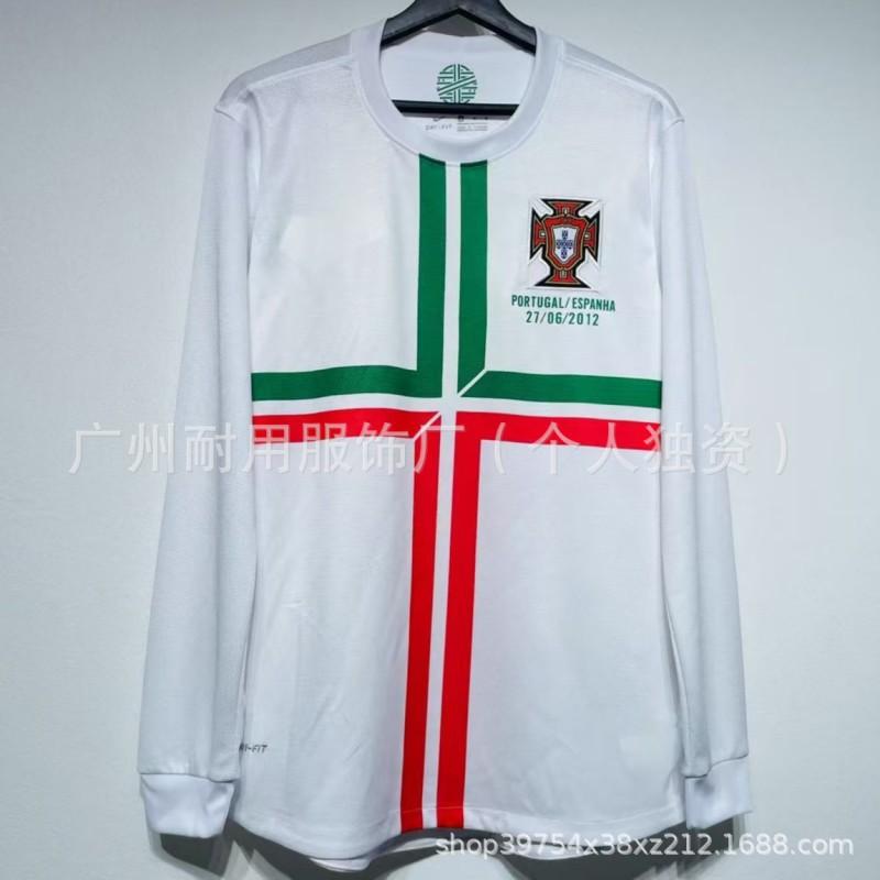 Retro Portugal Jerseys Commemorative Version No. 7 17 C Ronaldo Football Uniform Classic