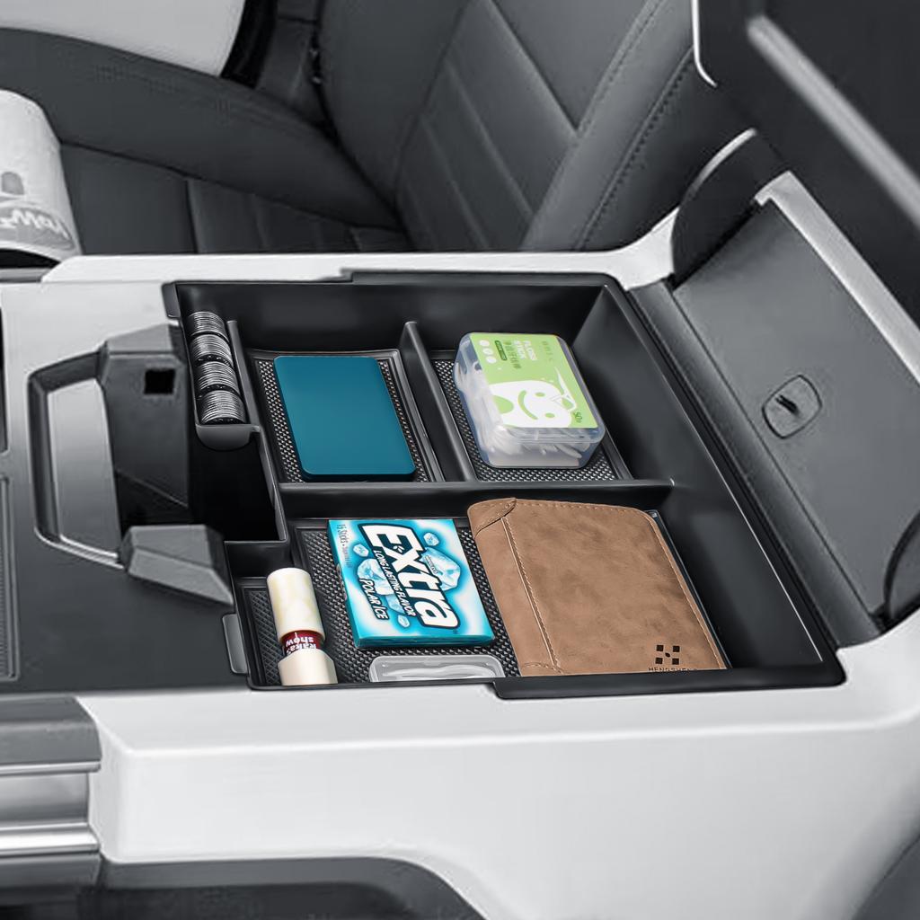 For GMC Hummer EV 2025-2025 Center Console Storage Box Armrest Storage Dashboard Car Organizer Lower Tray Interior Accessories