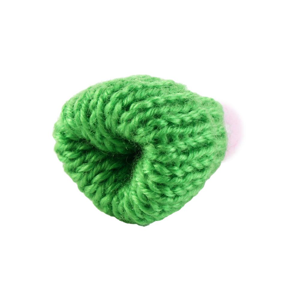 10pcs Ornaments Mini Knitting Hats Sewing Crafts Mini Wool Hat  Christmas Ornaments