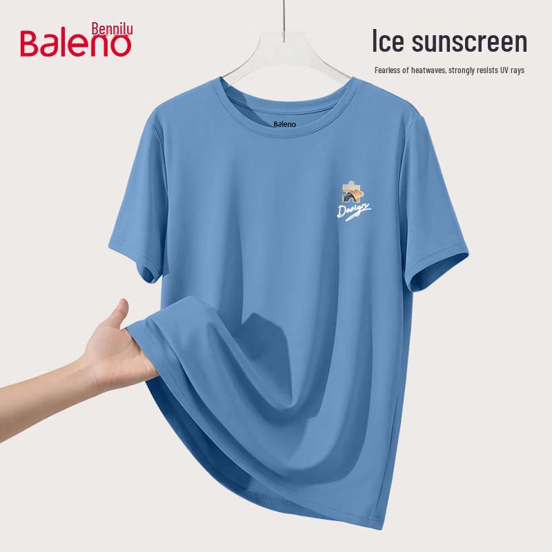 

Baleno Men s Ice Silk Loose Fit Quick-Dry T-Shirt L