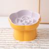 Ceramic Slow Feeder Pet Bowl Dogs Cats Anti-Choking Slow Eating Food Bowl Elevated