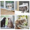 Dog Cat Flap Door Pet Cat Inside Door Lockable Safe Screen Outdoor Door Magnetic Self-Closing Function Sturdy Door for Dogs Cats
