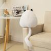White Persian Cat Soft Stuffed Plush Playthings Cute Animal Cat Plushies Doll Sofa Pillow Hugging Cushion Children Gifts Pet Kitten