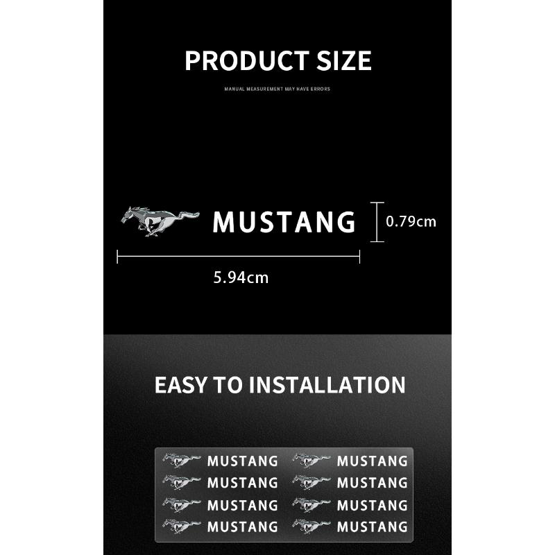 Universal 3D Alloy Metal Car Motorcycle Badge Sticker Decal Decor For Ford Mustang F10 Zapatillas Miniatura Gt Shelby 2005 2015 Mujer 2012 Kuga