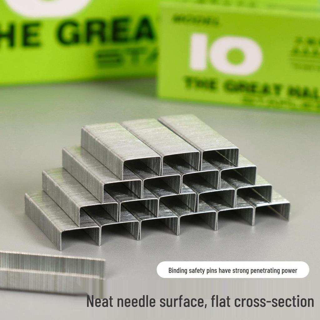 Thickened No. 10 Staples for Small Office, Box of 1000 Pieces