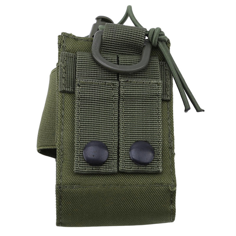 Outdoor Molle Tactical Radio Holder Case Portable Interphone Hanging Bag Magazine Pouch Pocket for Walkie Talkies