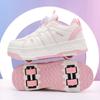 29-40 Kinder Vierrad-Sneaker Rollschuhlaufen Abnehmbare Studenten-Schlittschuhe Sportschuhe Mädchen Skate-Schuhe