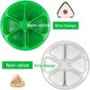 Newest 6 Grids Japanese Onigiri Maker Press Non-sticky DIY Plastic Triangular Sushi Maker Mold Japanese Kitchen Tools Bento Box