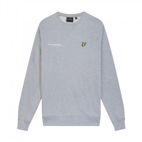 Lyle & Scott Mens Ordinate Logo Cotton Sweatshirt