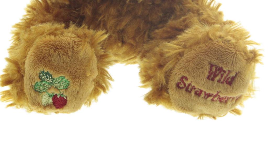 Take Off Plush Music Box Wild Strawberry Bear, Small, Brown