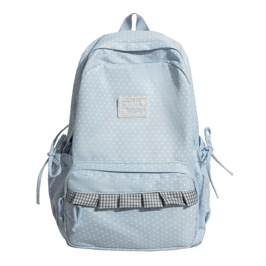 Zaino, design INS coreano, pois di nicchia, alto valore estetico, zaino per la scuola media, zaino per ragazze, zaino da viaggio soft girl