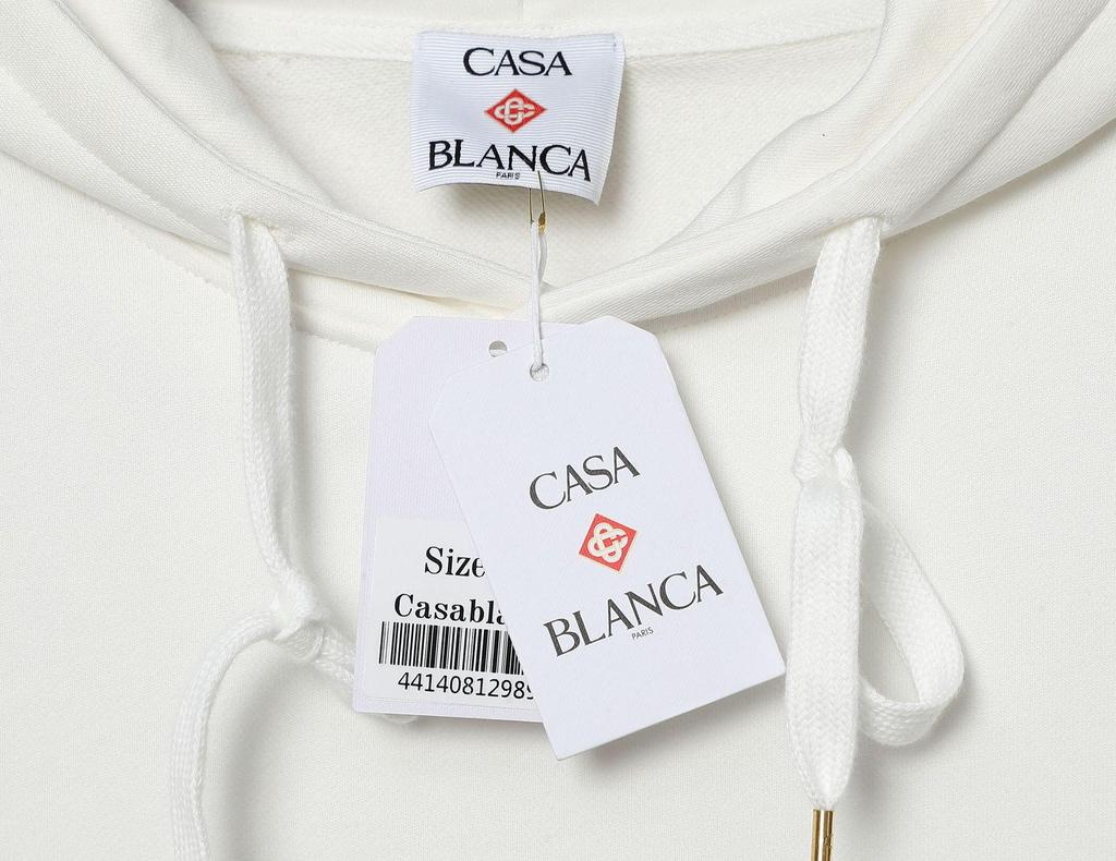 Casablanca Unisex Letter Print Long Sleeve Sweatshirt