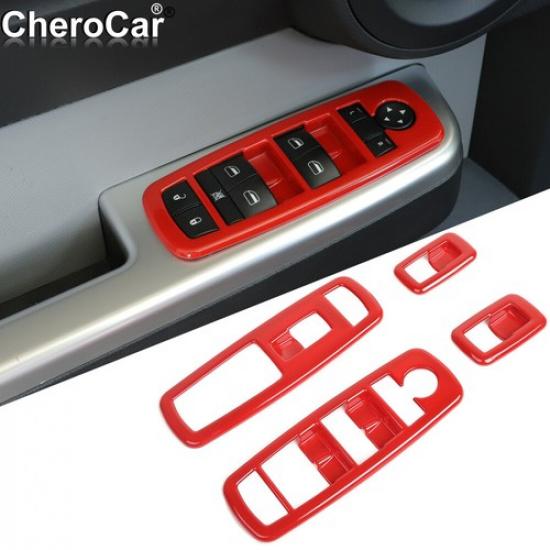 Window Lift Control Panel Frame Trim Cover For Dodge Nitro /Jeep Liberty 2007-12
