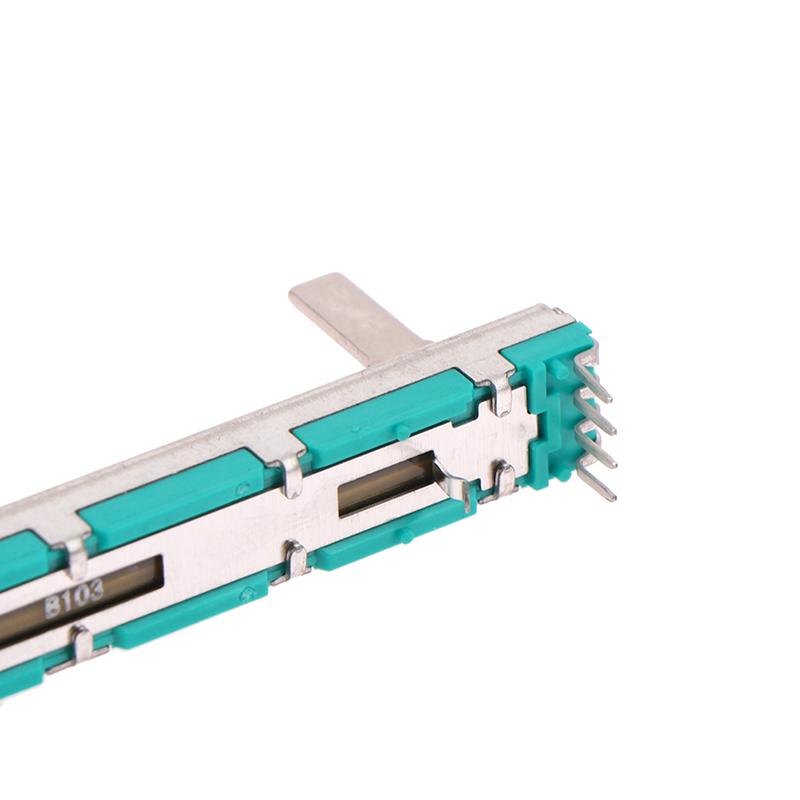 5 Adet 75 mm Çift B10K Orijinal B10Kx2 Behringer Pot Mikser Fader