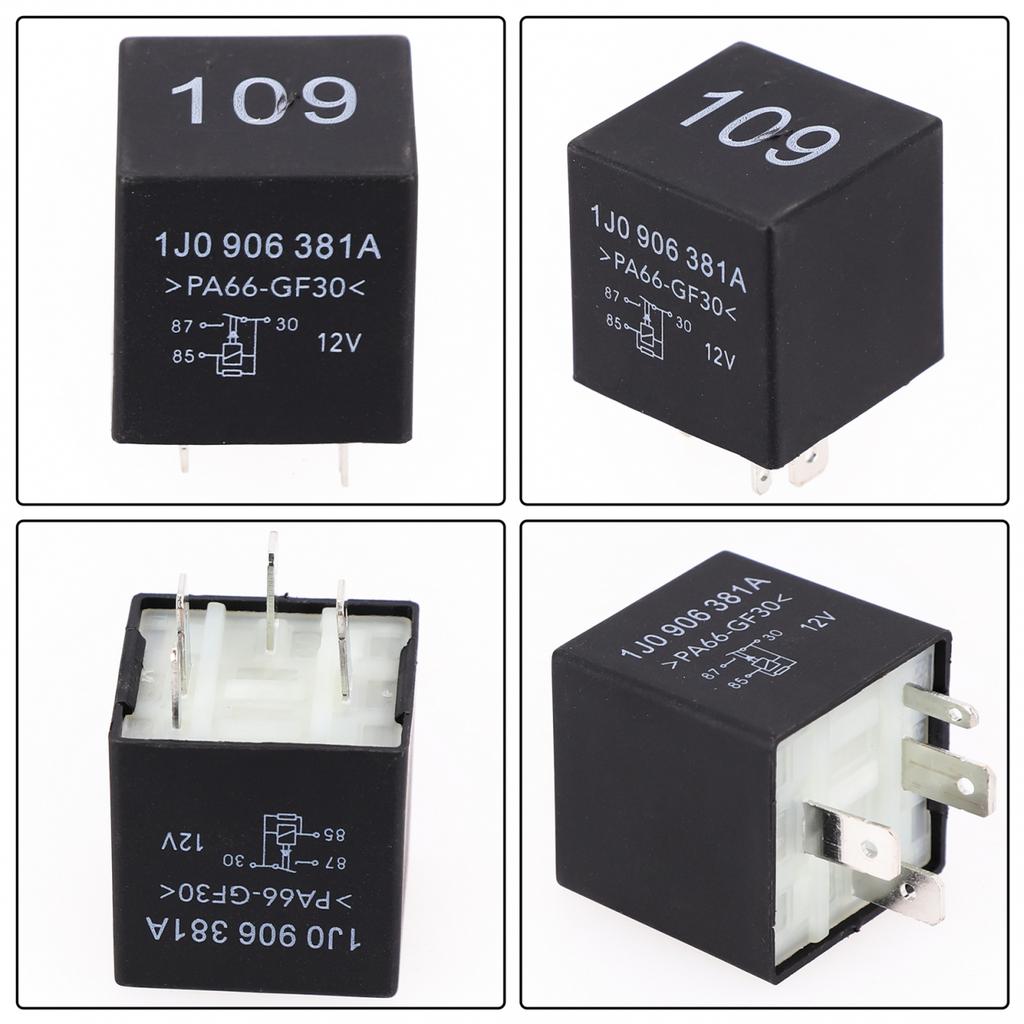 ECU Fuel Pump Relay Engine Power Supply 1J0906381A 357906381A 4 Pin