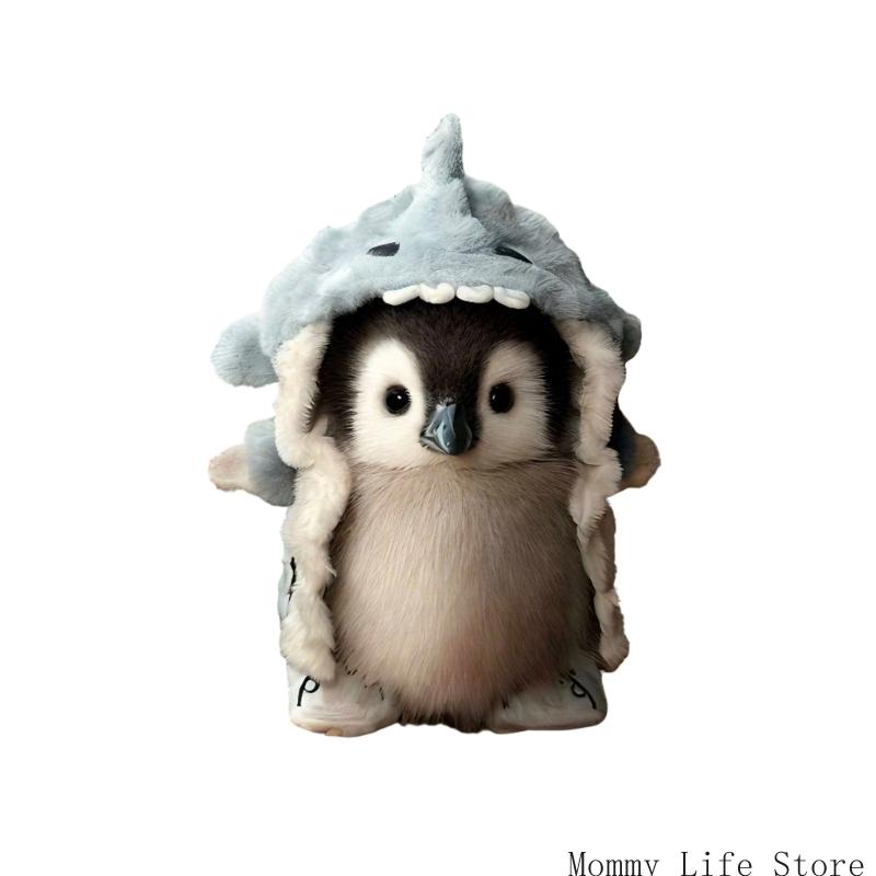 Soothing Stuffed Penguins Toy Cartoon Penguins Figure Soft Toy Room Emotion Appease For Toddlers Girls Office Ornaments