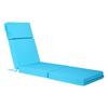 Chaise Lounge Cushion, 183x53.3x9.8 Cm, Set of 2 Outdoor Lounge Chair Cushions, Waterproof & Fade-Resistant, Sun Lounger Cushions with Ties