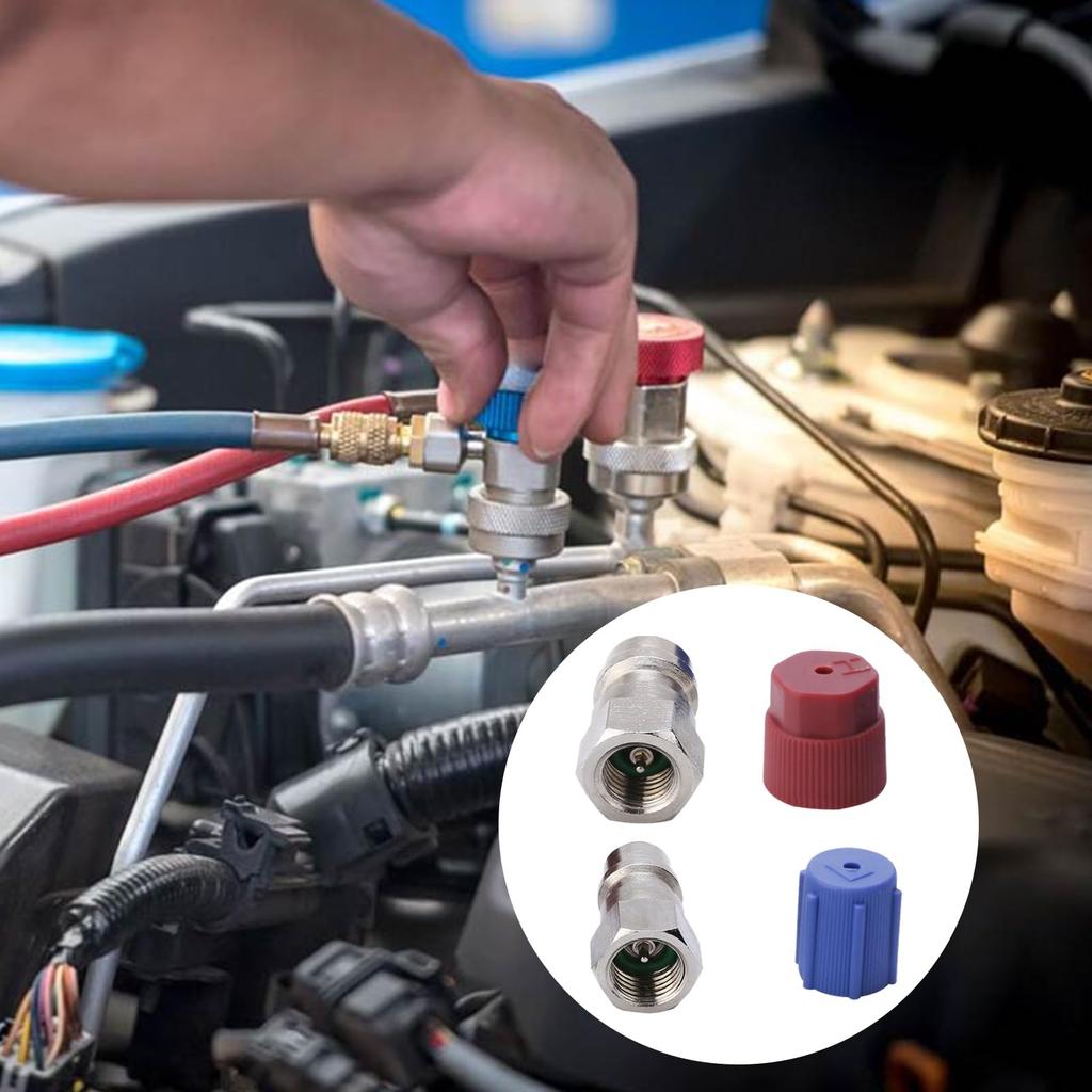 R12 to R134A Adapter Kit - Universal Floon Conversion Tool Set, Vehicle AC System,