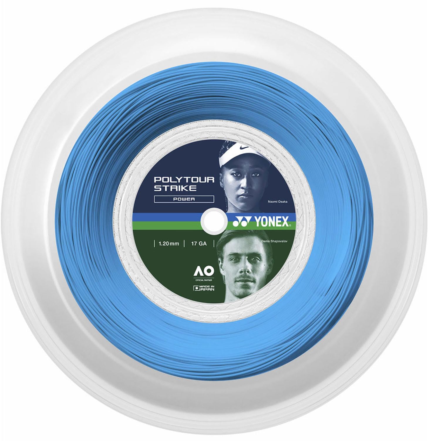 YONEX Poly Tour Strike 120 200m tennis string blue 1.20mm PTST120R2