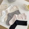 5 Pairs of Female Summer Thin Mesh Breathable Lace Boneless Tube Stack Socks