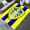 Nuovo Tappeto Leeds United 2025 per Soggiorno Camera da Letto Casa Decorazione Divano, Tappetino Antiscivolo per Giochi Bambini66