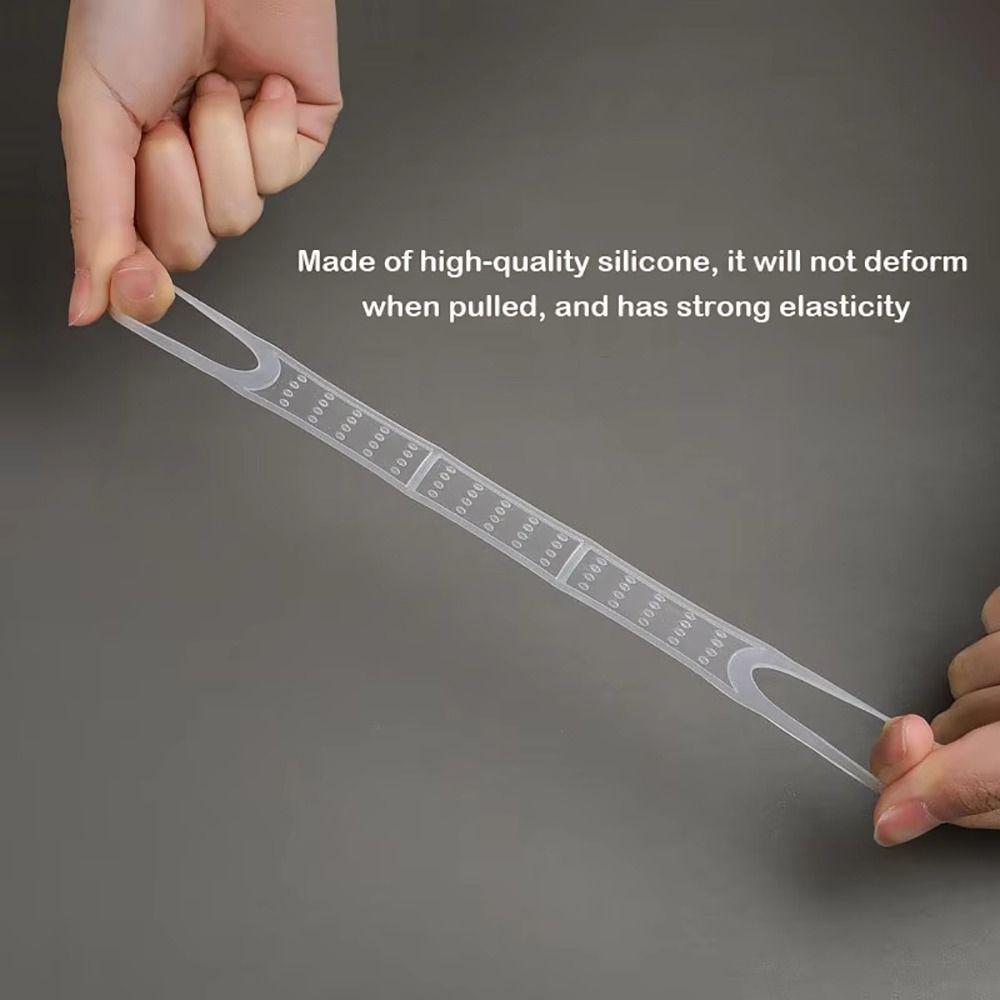 100Pcs Pad Mat Hanger Strip Transparent Anti-slip Gasket New Clothes Hanger Anti-slip Pad