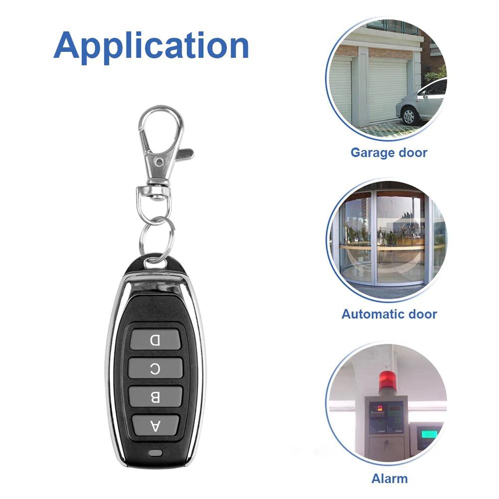 433MHz Auto Copy Remote Control Electric Garage Door Opener Remote Controller Duplicator Clone Cloning Code Transmitter