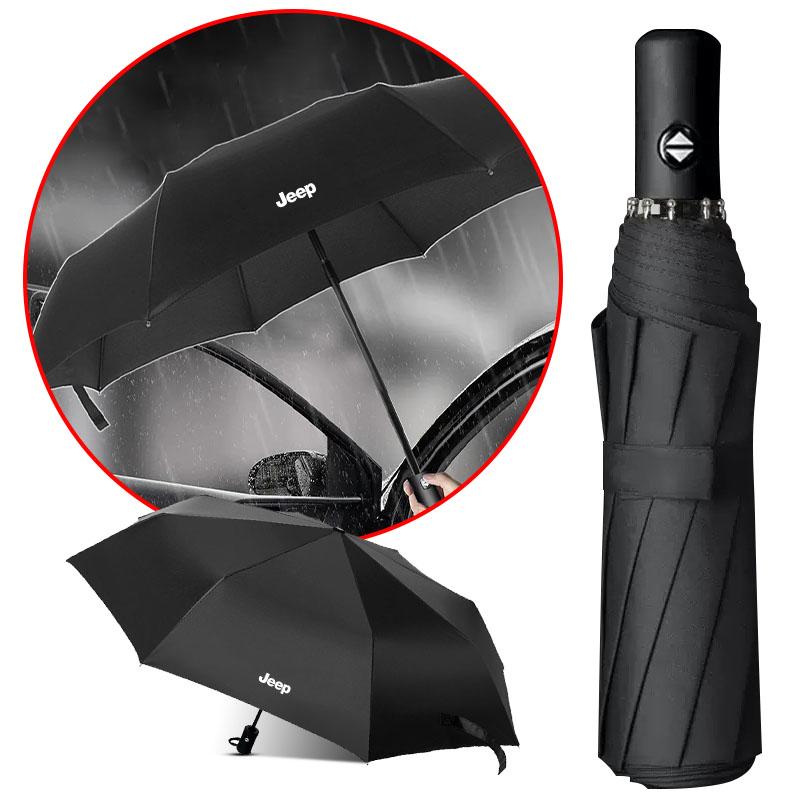 Car Auto-folding Automatic Umbrella/Sunshade Accessories For Jeep Wrangler Grand Cherokee Compass Renegade Tyre Stem Air Caps AKL1