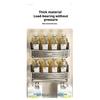 Space Aluminum Bathroom Shelf Self Adhesive Wall Mount Shower Rack No Drill Shampoo Hanger Bath Room Makeup Basket Storage Caddy