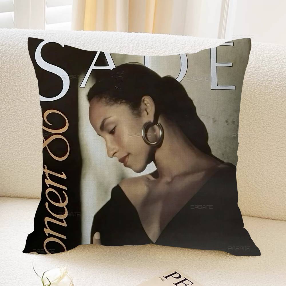 Band S-Sade Adu Sänger Kissenbezug Design Kissenbezug Dekor Feiertagsdekorati