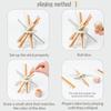 Kids Balance Tower Pick Up Wooden Sticks Social Board Game Logic Thinking Challenge Brain Game Math Count Intellectual Toy Gift