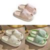 Home Office Womens Linen Slipon Slippers With Nonslip Pvc Soles For Indoor Comfort