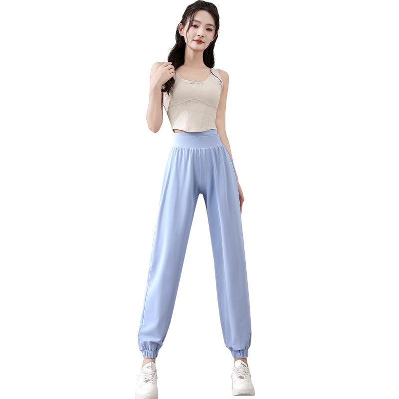 Women's Quick-Dry Purple Fitness Tracksuit: Summer Tank Top & Casual Yoga Pants