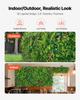 Artificial Plant Wall, 12PCS 50.8 X 50.8 Cm Artificial Boxwood Panels, Sun Protection Greenery Backdrop Privacy Hedge Fence, Fake Grass Wall Screen