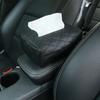 A simple, fashionable and convenient tissue bag made of universal leather for automobiles