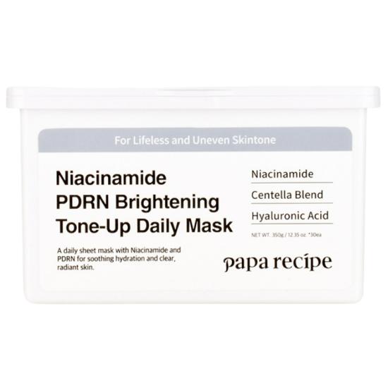 Papa Recipe Niacinamide PDRN Brightening Tone-Up Daily Mask (30 Sheets) 30 Sheets