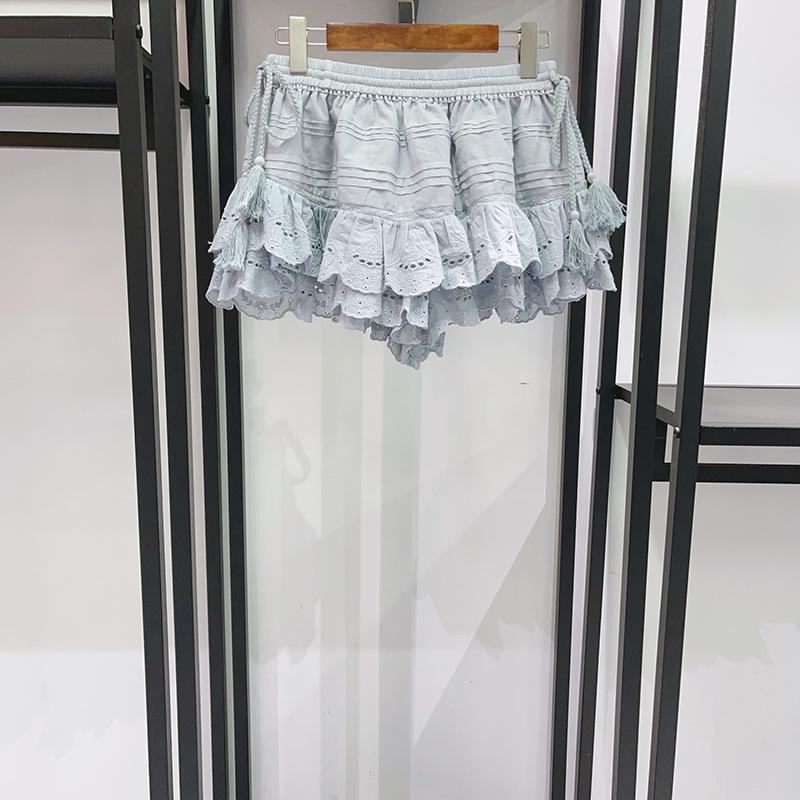 French Niche Spring 2026 Embroidered Sweatshirt & Skirt Set S