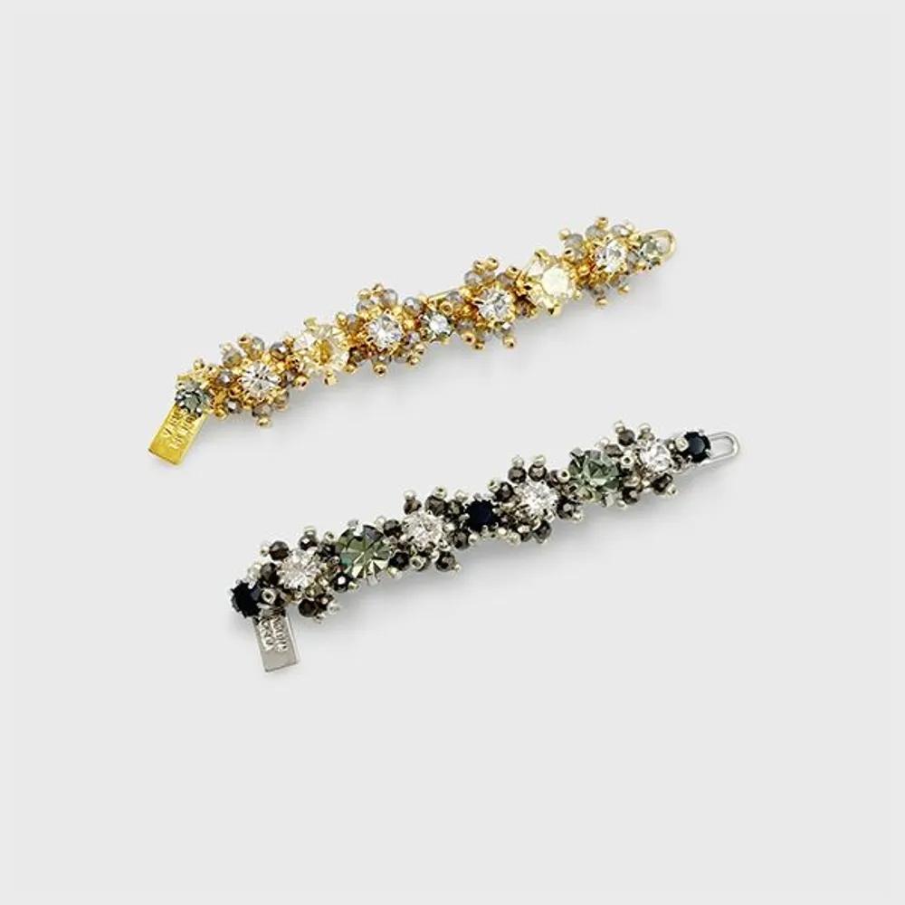 Beaded Crystal Smart Pin JC012SL