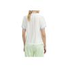 Adidas Originals Stripes Letter Print Sports Crew Neck Short Sleeve T-Shirt Women Tops Han-Jade-White IR7469