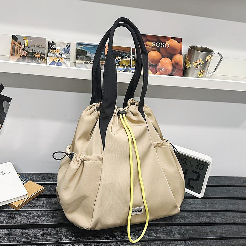 

Модный новый рюкзак-мешок на шнурке, мужская нейлоновая сумка, рюкзак для колледжа, для занятий спортом на открытом воздухе, для путешествий, школьная сумка для женщин хаки