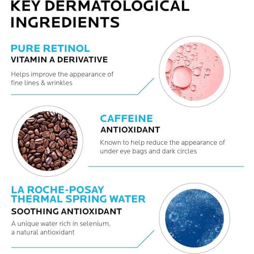 La roche-posay la roche-posay [eye cream] ledamic r eye cream sensitive skin sagging aging care retinol adenosine 15ml  x 1