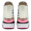 Archive Print CP x Converse CPX70 Archive Print Comfortable and Lightweight High-Top Canvas Shoes Women's Beige Pink