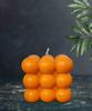 @ Bubble Candle Orange Color Cube Wax Candle For Home Decor A518 Zr516-60%Off