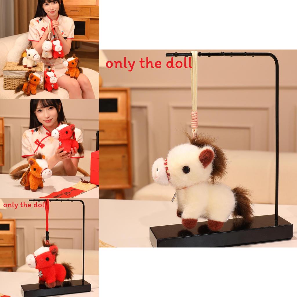 Chinese Zodiac Horse Plush Toy Gift For Lunar New Year Collectors Edition Stuffed Animal