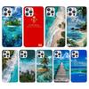 Maldives Flag Passport Beach Silicon Phone Case for iPhone 17 16 16E 15 Pro Max 14 Plus 11 13 Mini 12 7 8 SE Air 17Pro Cover She