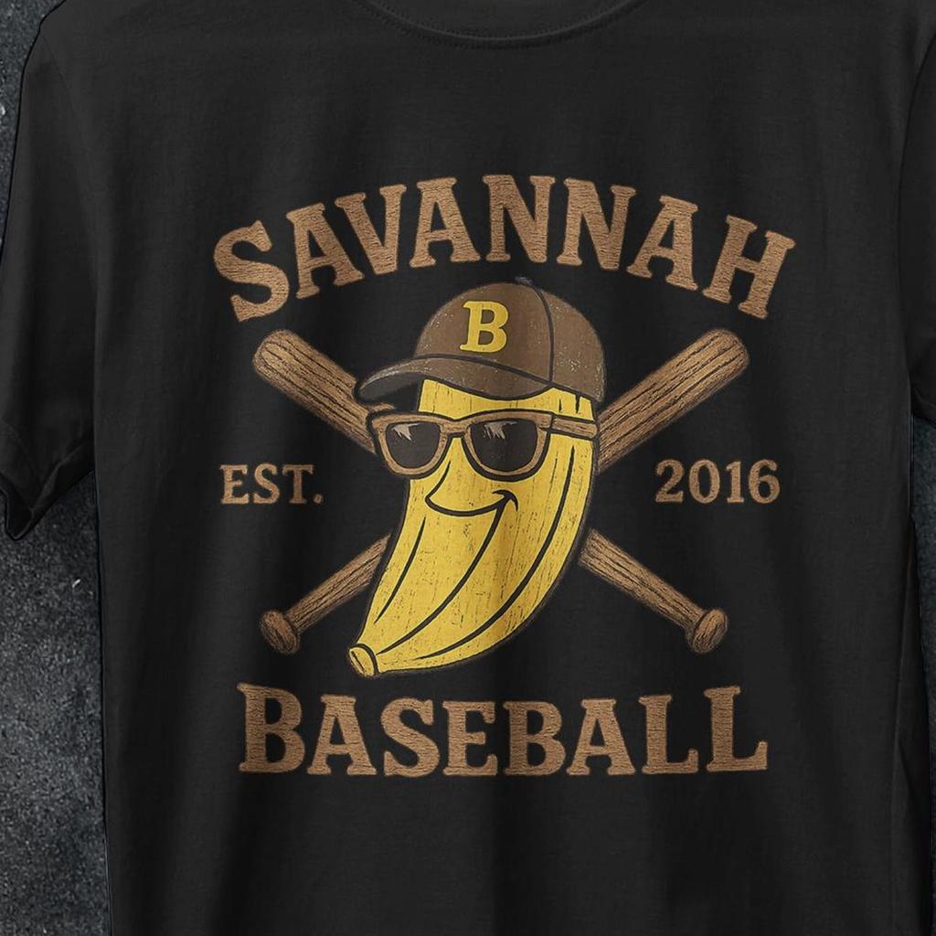 Savannah bananas shirt, Funny Baseball Banana Shirt, Mascot, Banana Shirt, Baseball Gift, Gift for her, gift for him, baseball