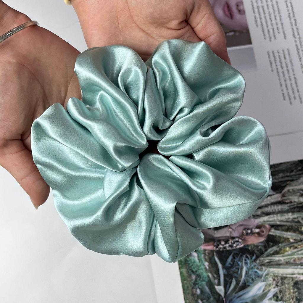 7cm Large Mulberry Silk Scrunchies - Luxury Hair Ties & Accessories