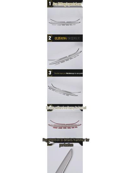 Front Hood Center Grille Decorative Strip for 19 Lingdu - Anti-Scratch & Collision Protection